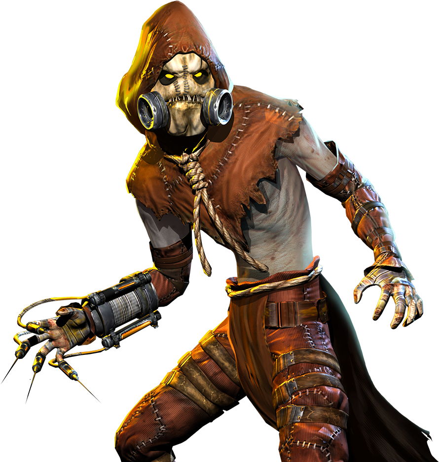 219 × 240 Pixels - Batman Arkham Underworld Scarecrow (439x480), Png Download