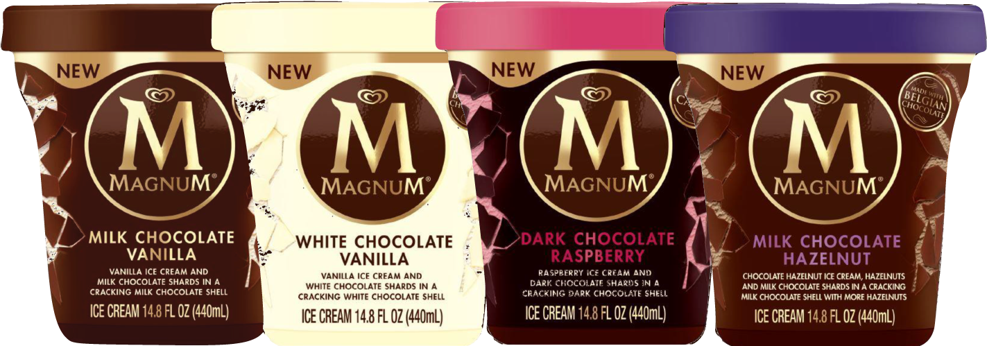 Magnum Tub Ice Cream (1440x648), Png Download
