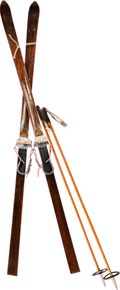 Tout Le Matériel De Ski - Ancelle (237x574), Png Download