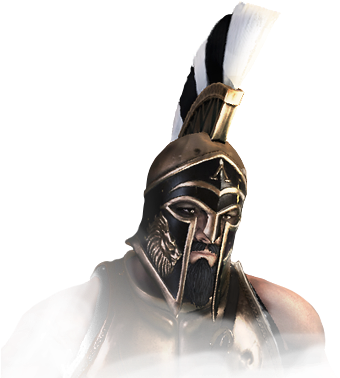 Leonidas - Bronze Sculpture (500x500), Png Download