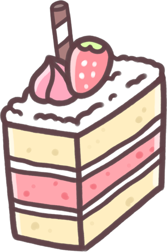 Cute Printable Stickers - Kawaii Desserts Png (332x500), Png Download