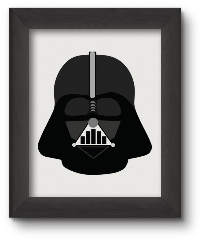 Darth Frame (1000x1000), Png Download