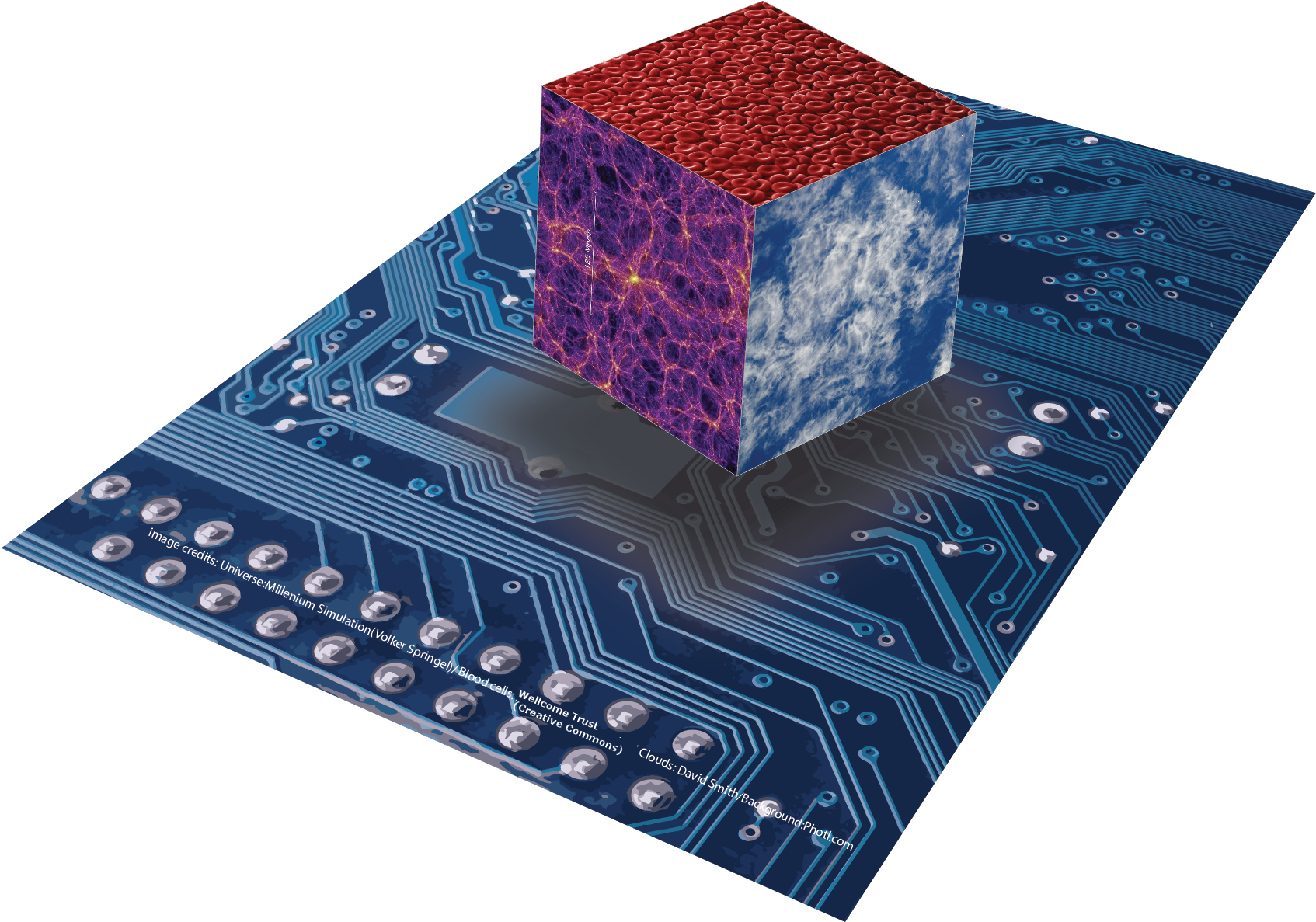 The Universe In A Box - Floor (1973x1430), Png Download