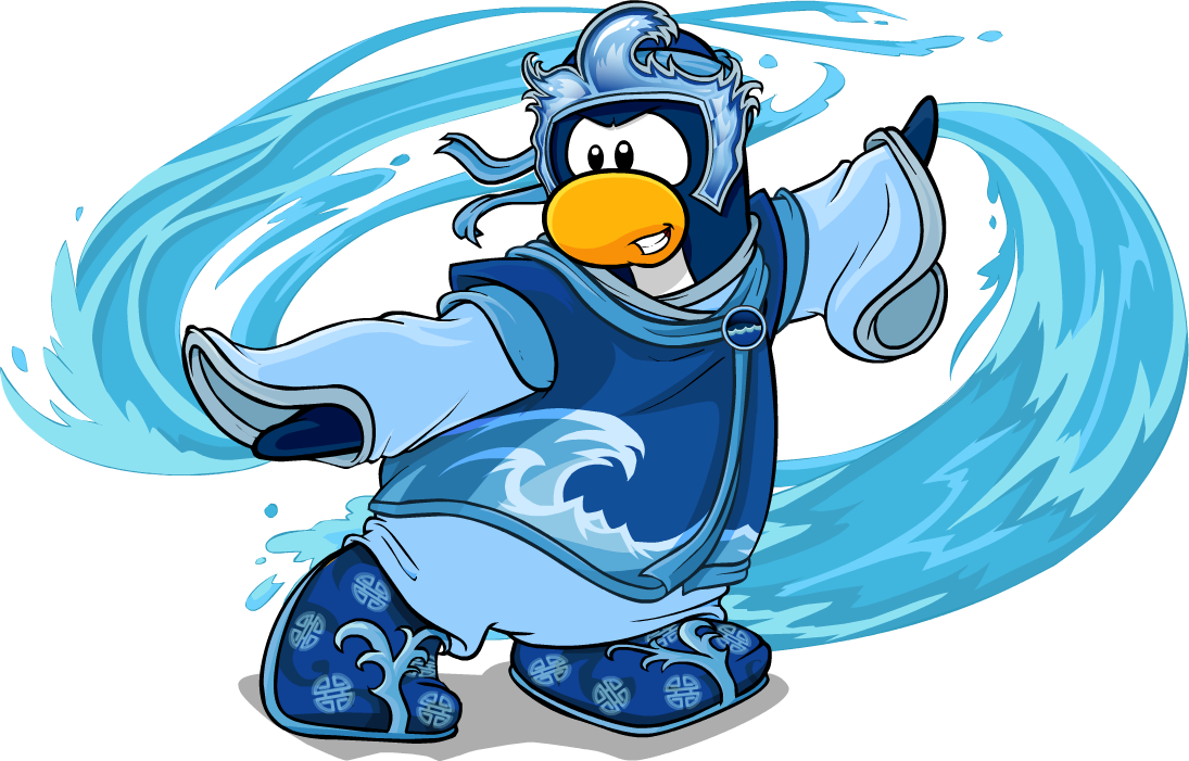 Water Ninja Pose With Water - Gif (1095x701), Png Download