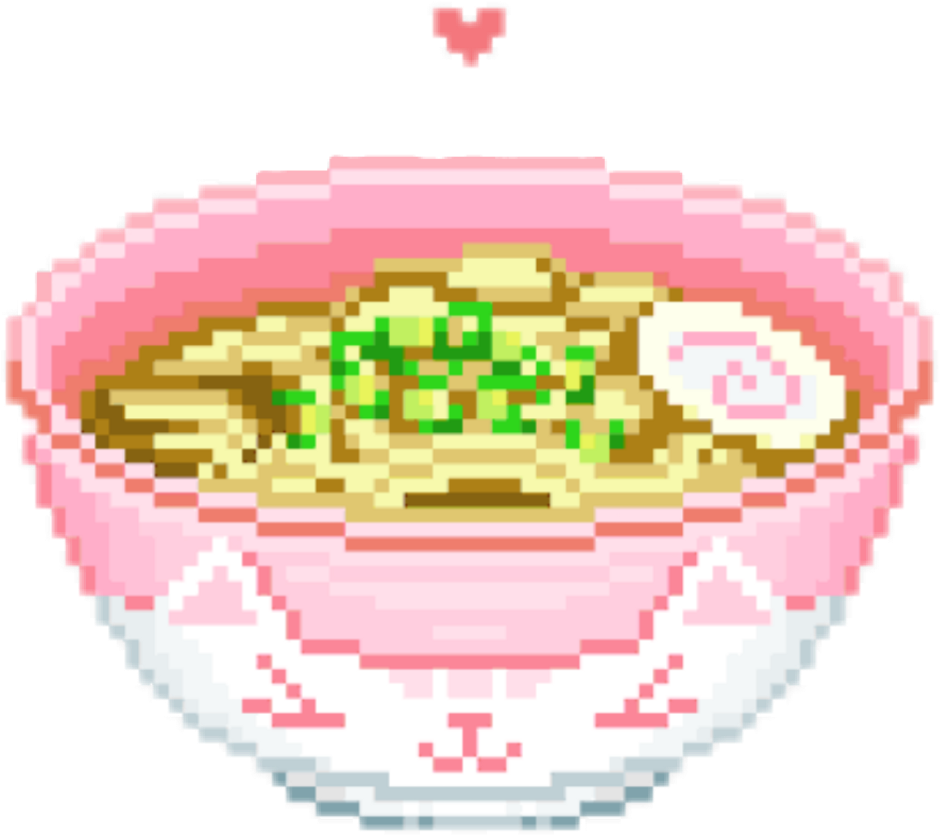 Kawaii Food Pixel Pixeled Foodkawaii - Kawaii Food Pixel Png (1024x1024), Png Download