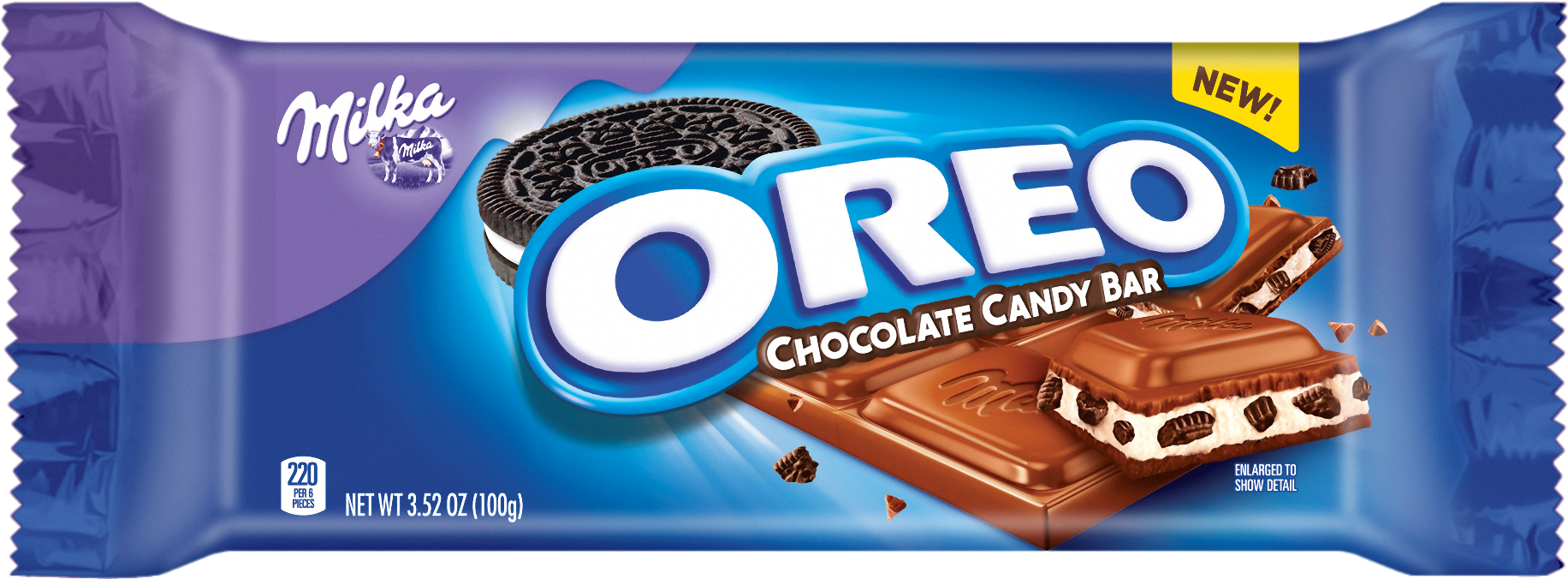 How Will Mondelez Chip At U - Oreo Chocolate Bar New (1890x788), Png Download