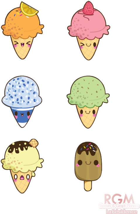 Cute Food Png Doodles - Cuteness (520x765), Png Download