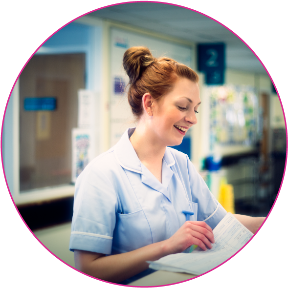 05-nursing - Royal Surrey County Hospital (598x599), Png Download