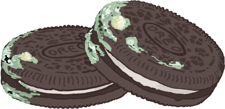 Wacky April Fool's Pranks Offer Knee-slapping Laughs - Moldy Oreo (900x750), Png Download