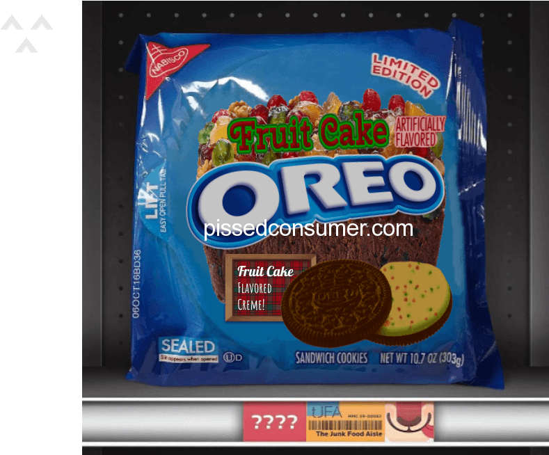 Oreo Food Manufacturers Review - Fruit Cake Oreo Cookies (925x653), Png Download