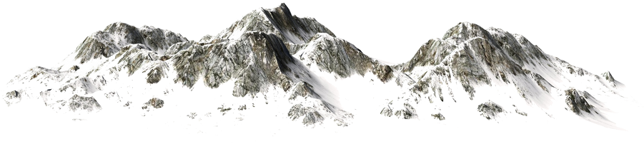 Snowy Mountains Png - Mountains White Background (900x329), Png Download