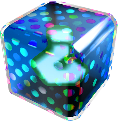 Blue Fake Item Box - Mario Kart Item Block (378x388), Png Download