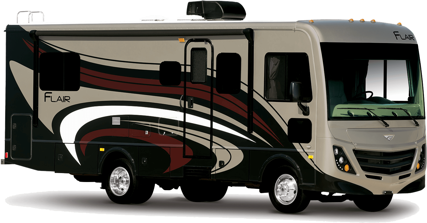 Fleetwood Flair Motorhome - Fleetwood Flair (1750x907), Png Download