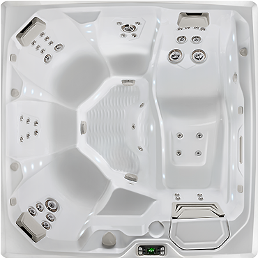 500×450 Top View Hotspring Flair - Hot Tub (500x450), Png Download