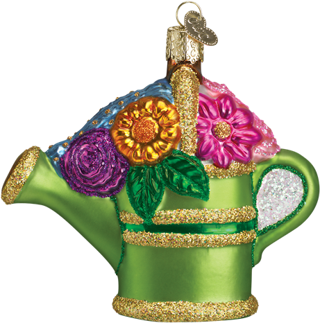 Picture Of Watering Can - Old World Christmas Garden Watering Can Christmas Ornament (550x550), Png Download