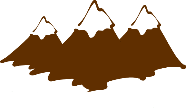 New High Def Mountain Clip Art At Clker - Mountain Clip Art (600x348), Png Download