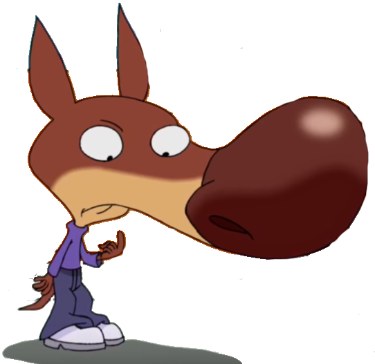 Cachorro Narigudo 2 - Drawing (542x527), Png Download