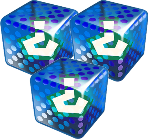 Triple Blue Fake Item Box Mario Kart 7 - Mario Kart 7 (513x479), Png Download