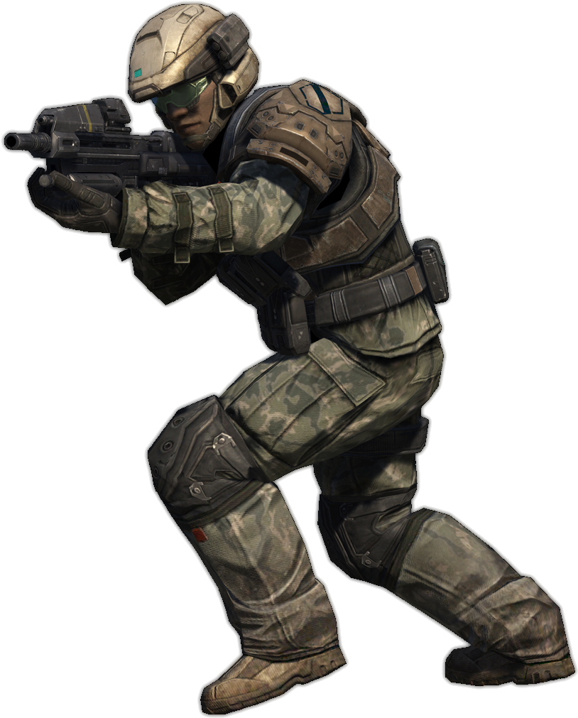 Army Png Pic - Halo Reach (850x1080), Png Download