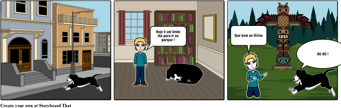 O Menino E O Cachorro - Cartoon (1164x385), Png Download
