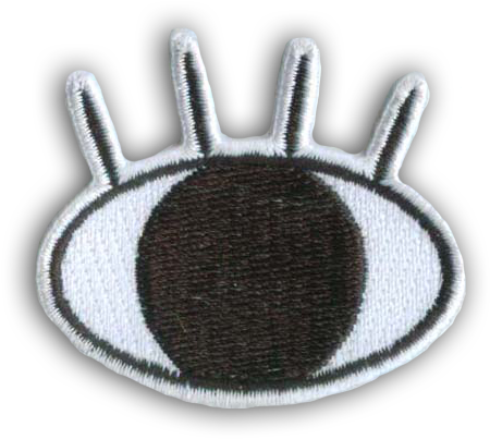 Eyepatch Is A Iron-on Patch Accessory - Emblem (529x449), Png Download