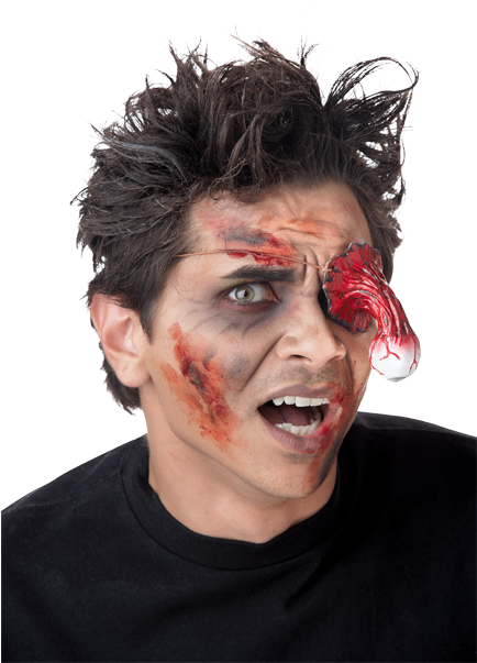 Zombie Eye Patch (433x650), Png Download