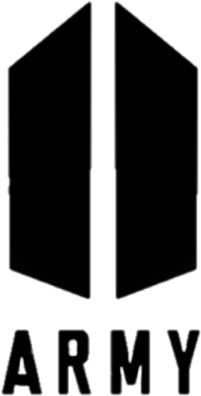 Army Bts Armybts Btsarmy Logoarmy Armylogo Logoblack - Army Bts Logo ...