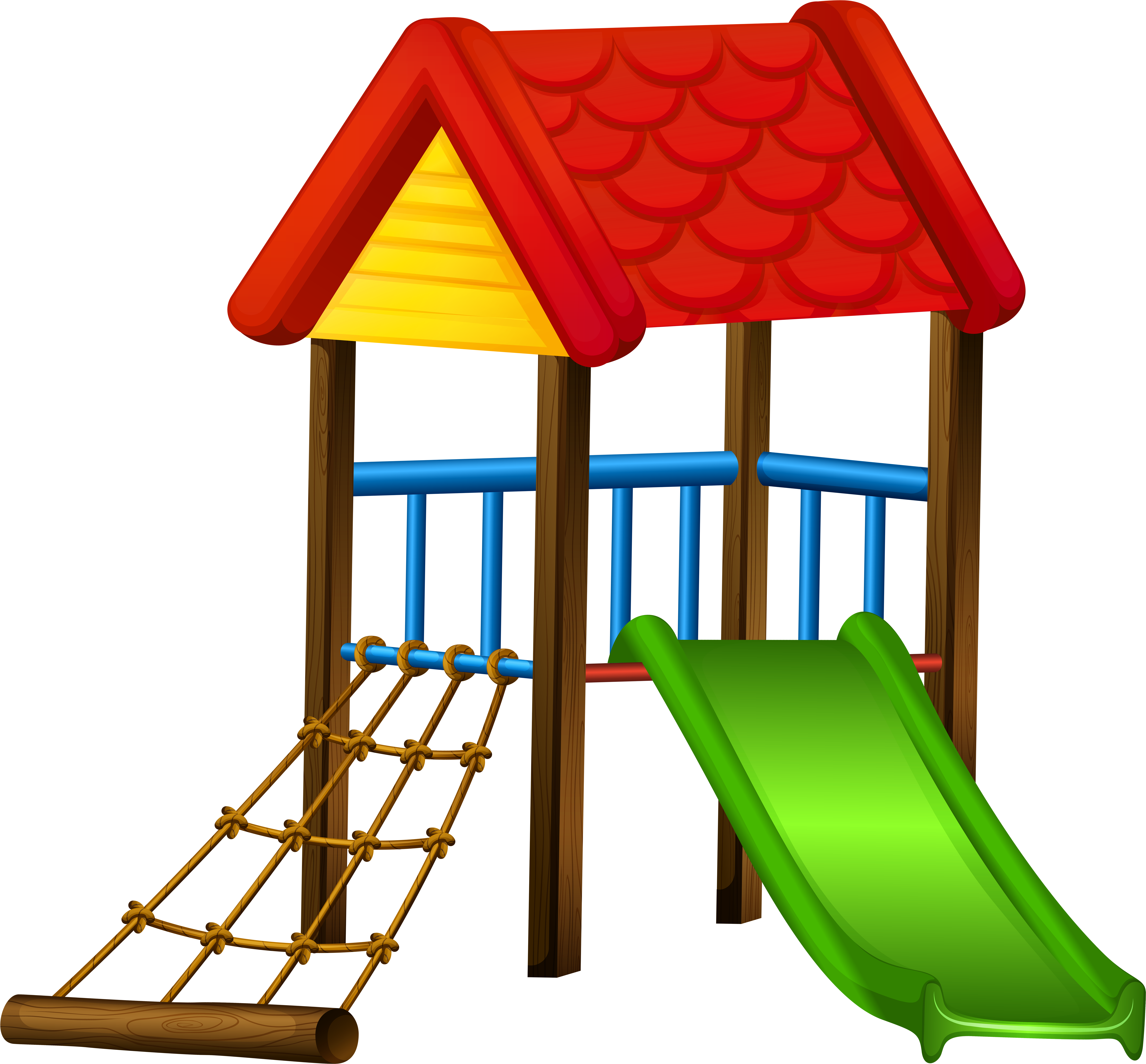 Slide With Roof Png Clip Art (8000x7461), Png Download