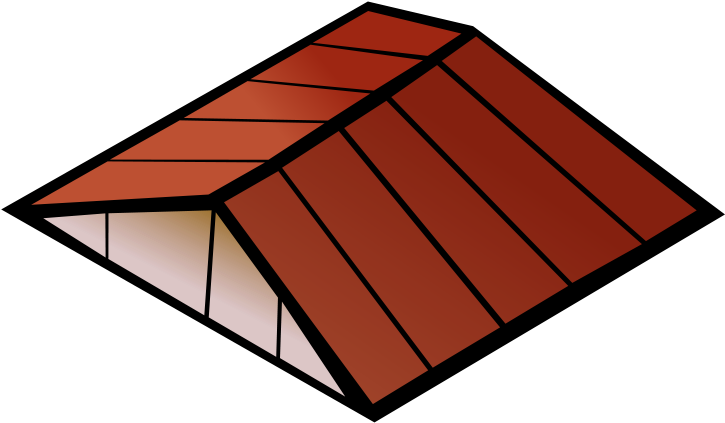 Free Clipart - Roof Clipart (800x496), Png Download