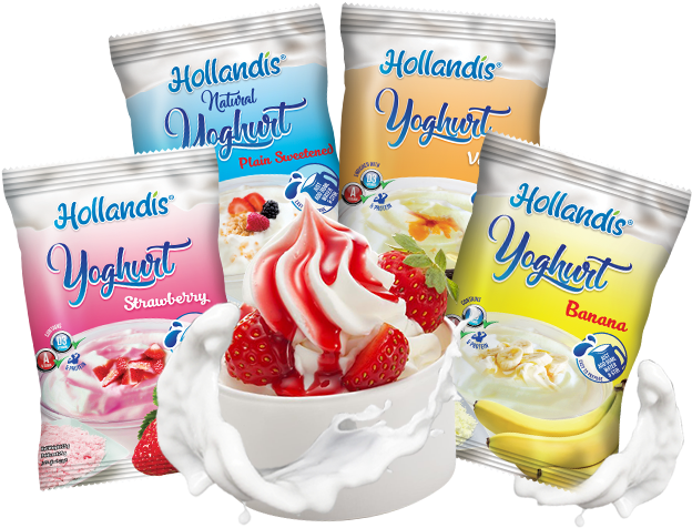 Hollandis Instant Yoghurt Powder - Yogurt (635x500), Png Download