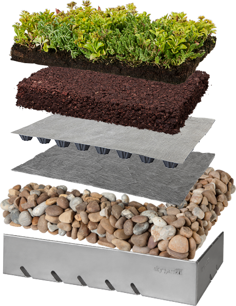 Green Roof - Sky Garden Green Roofs (460x596), Png Download