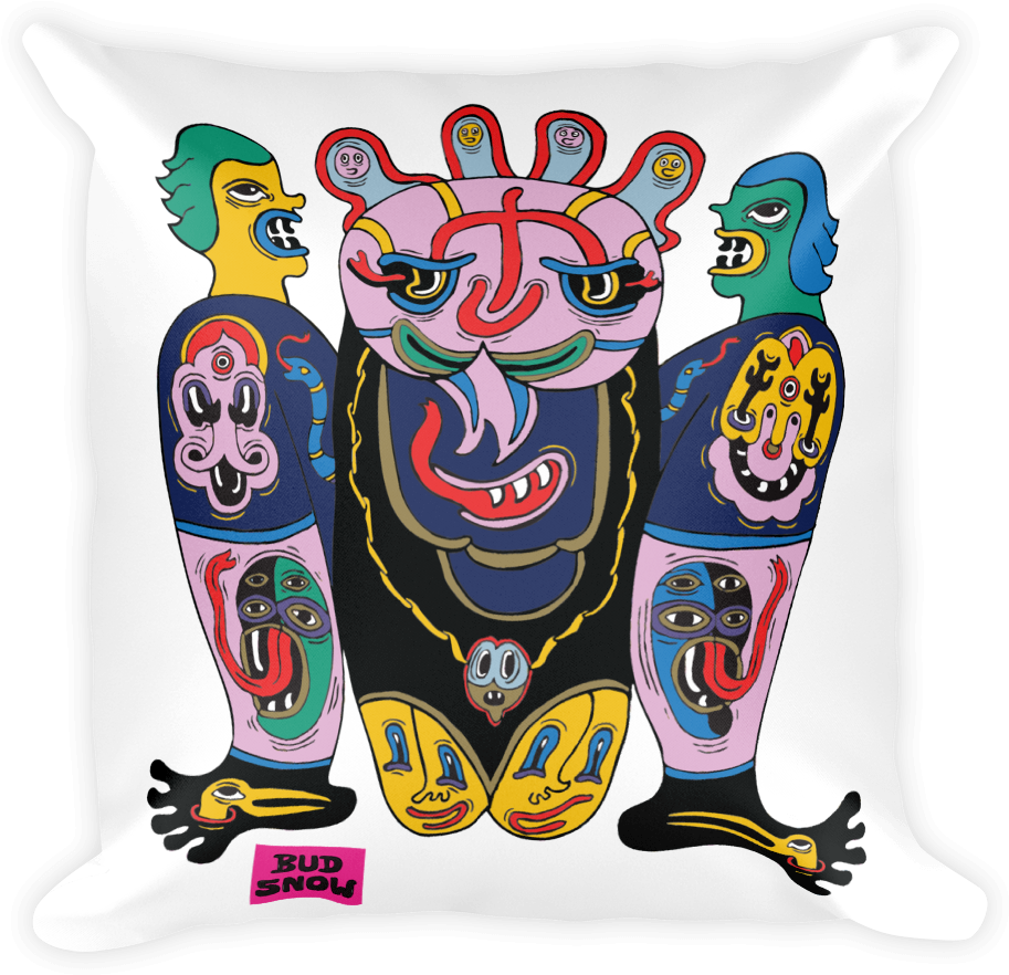 Image Of Bud Snow "mountain" Pillow - Pillow (1000x1000), Png Download