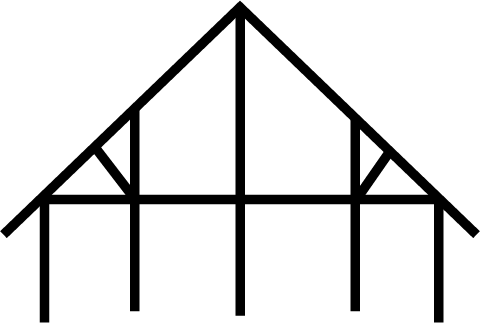 Roof - Truss (480x323), Png Download