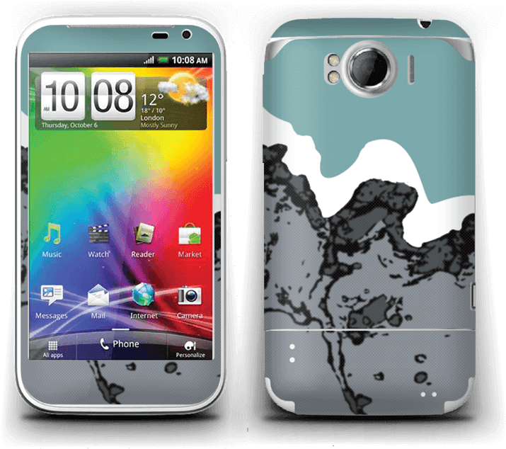 Fake Snow Mountain - Htc Sensation Xl - 16 Gb - Unlocked - Gsm (800x679), Png Download