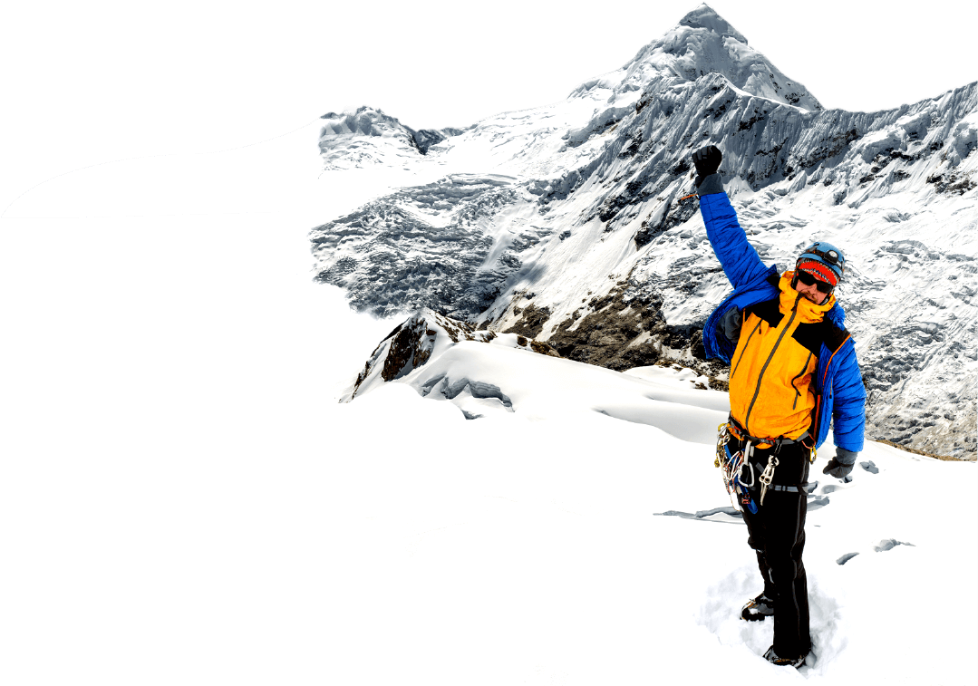 Our Mentality - Mountaineering (1078x892), Png Download