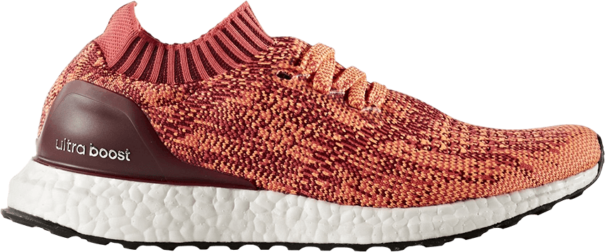 Wmns Ultraboost Uncaged 'glow Orange' - Red Ultra Boost Uncaged (850x355), Png Download