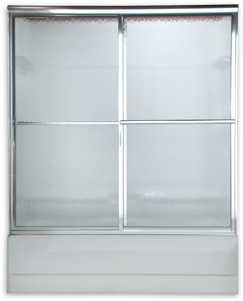 Prestige Sliding Bath Shower Doors - American Standard Prestige Framed Bypass Shower Door (1000x1000), Png Download