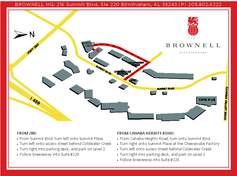 Brownell Hq Directions - Brownell Travel (795x590), Png Download