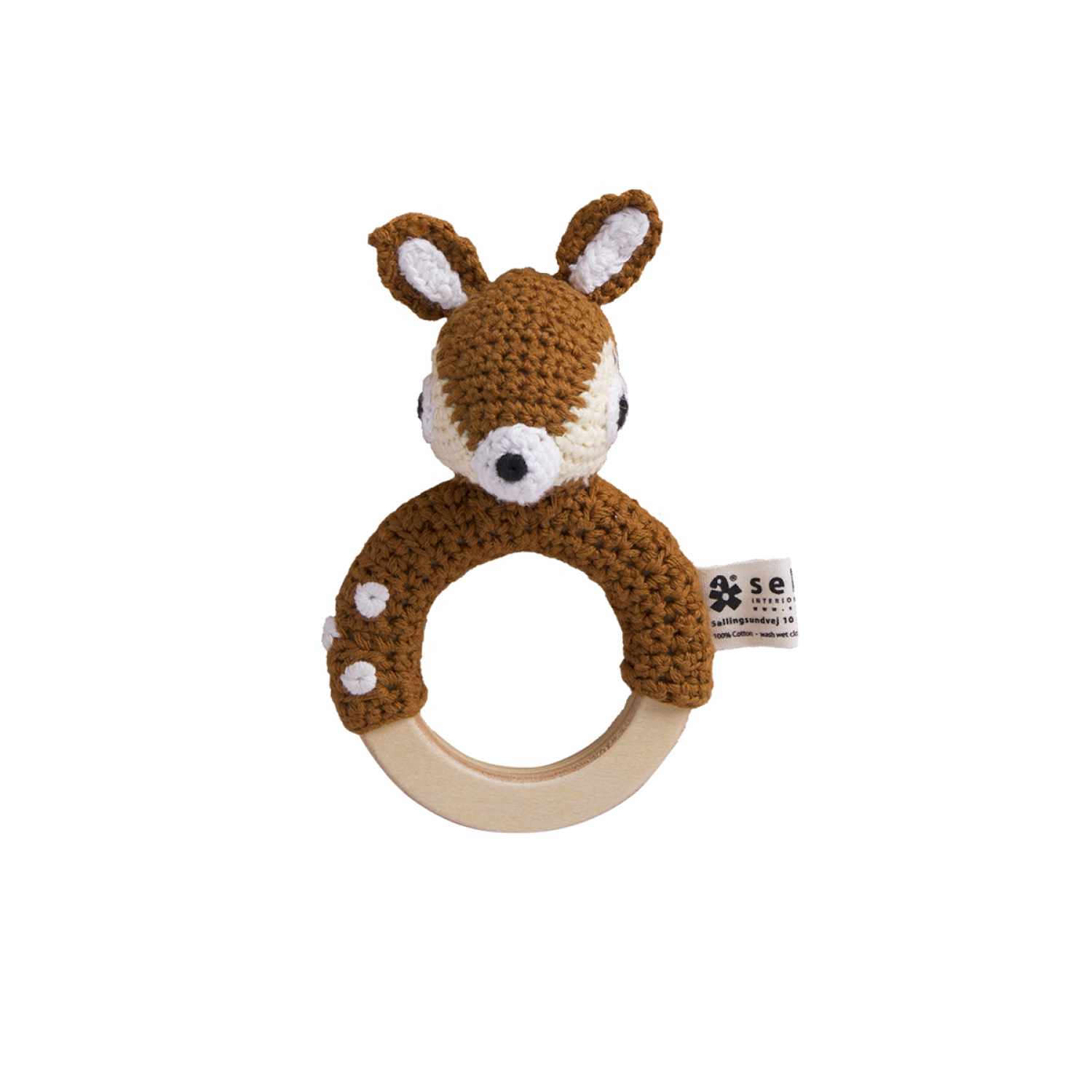 Crochet Deer Rattle - Deer (1500x1500), Png Download