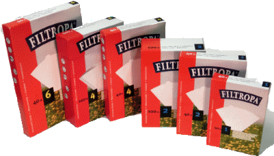 Filtropa Filters - Atom Filtropa White Coffee Filters #4 - 100 Count / (400x366), Png Download