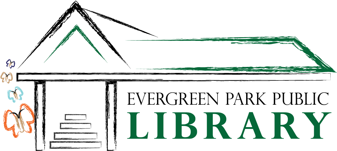 Evergreen Park Library - Evergreen Park Public Library (1144x525), Png Download