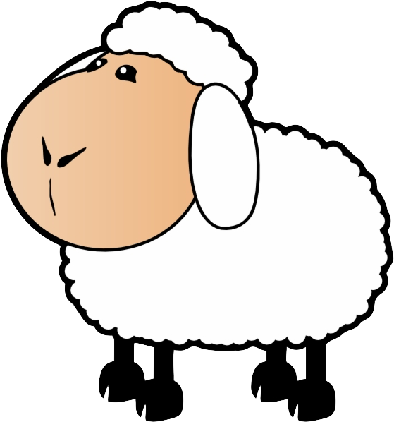 Png Royalty Free Stock Clip Art Panda Free Images Lambfaceclipart - Sheep Clip Art Png (558x597), Png Download
