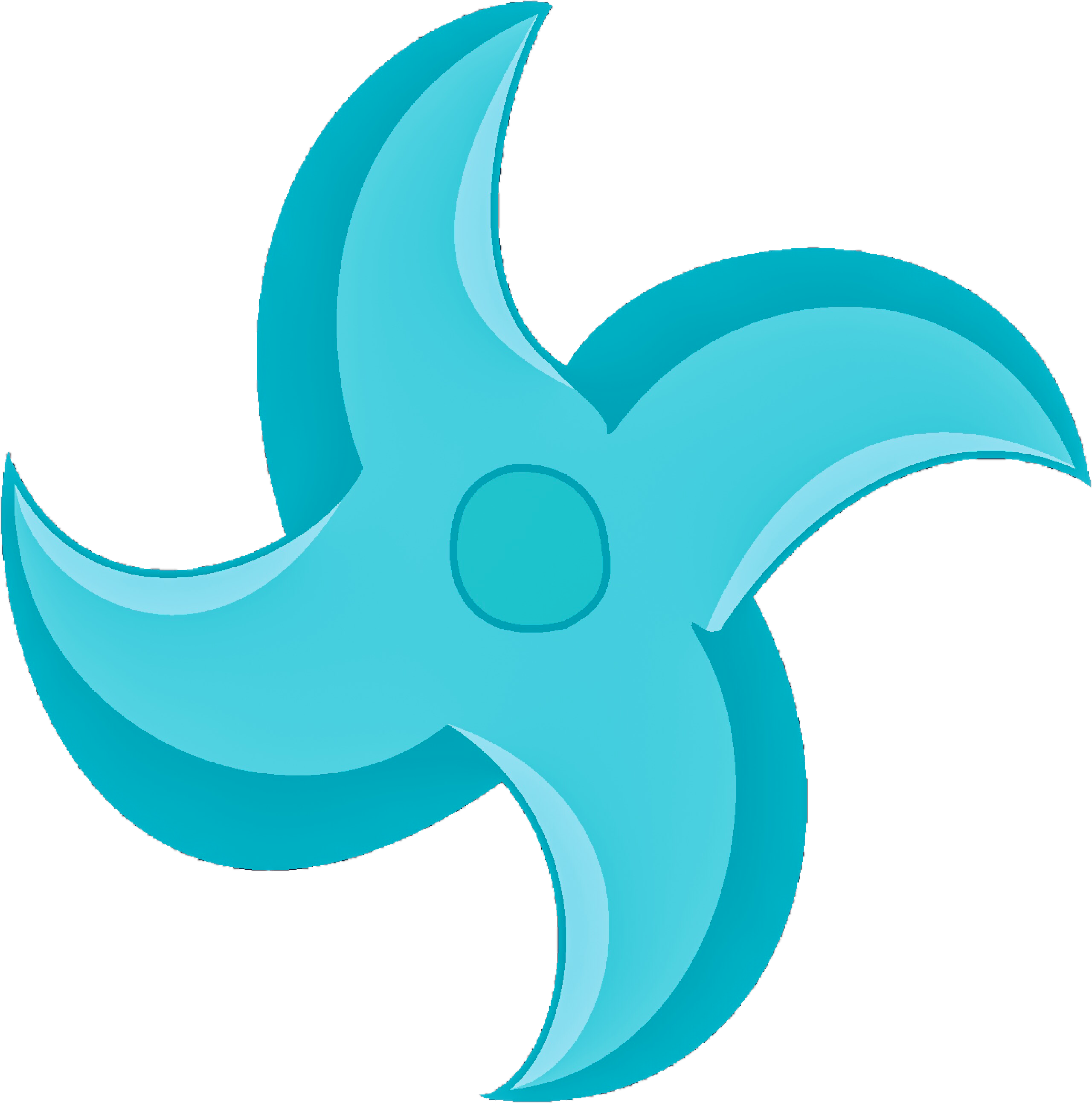 Water Ninja Star (2560x2586), Png Download