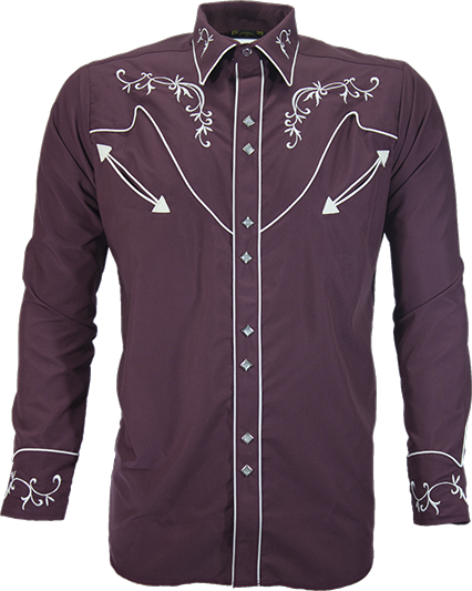 Camisa Vaquera Montana - Camisas Espuela De Oro (426x533), Png Download