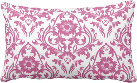 Mulberry Damask Floral Traditional Lumbar Pillow - Italian Summer Fig Eau De Toilette 100 Ml (500x500), Png Download