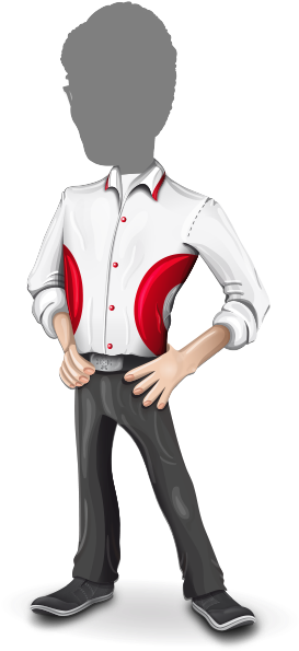 Camisa-pantalon - Formal Wear (292x599), Png Download