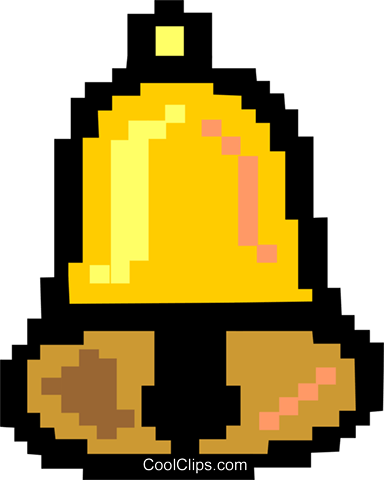 Bell -symbol Royalty Free Vector Clip Art Illustration - Vector Graphics (384x480), Png Download