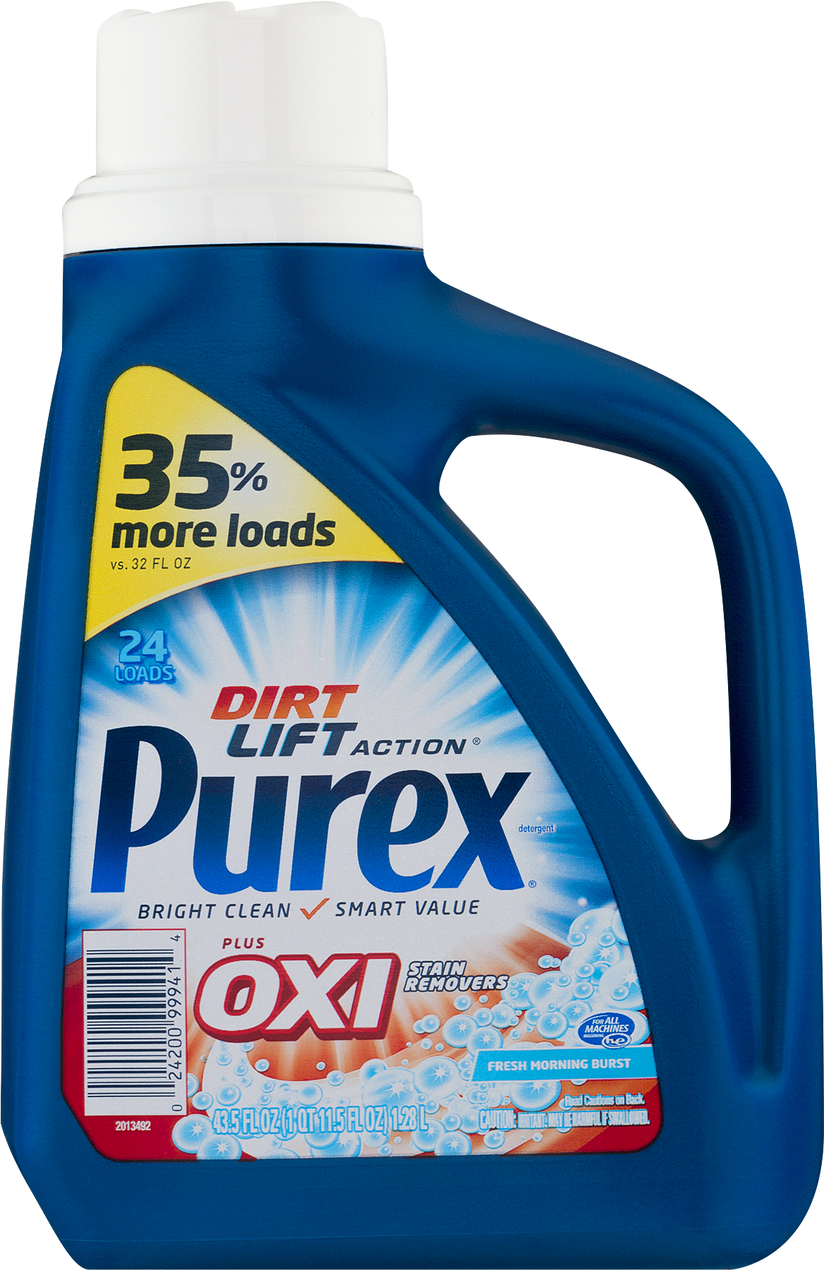 Purex Dirt Lift Action Plus Oxi Stain Removers Fresh - Purex Detergent (1800x1800), Png Download