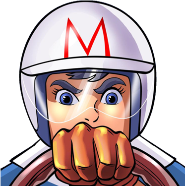Speed Racer Art Logo - Speed Racer Anime Japanese (400x400), Png Download