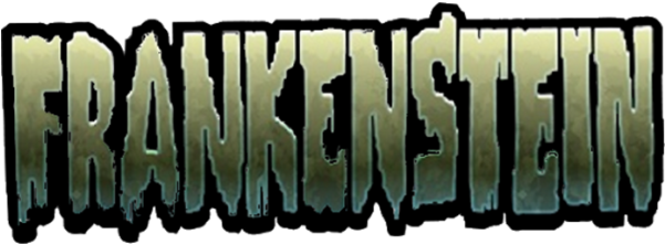 Discover The Incredible Story Of The Creature's Evolution, - Frankenstein Logo (600x253), Png Download